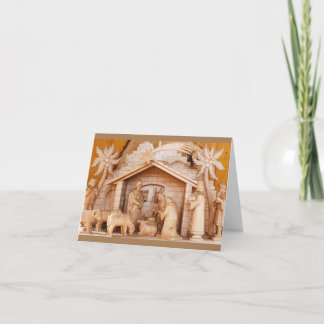 Carte de vacances de Noël religieuse