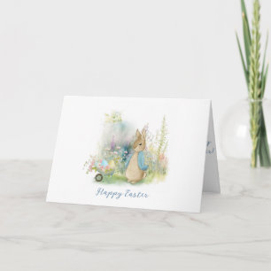 Carte de vacances de Pâques Peter Rabbit