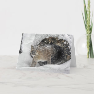 Carte de vacances de puma