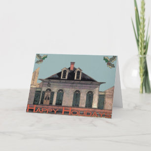 Carte de vacances de quartier français