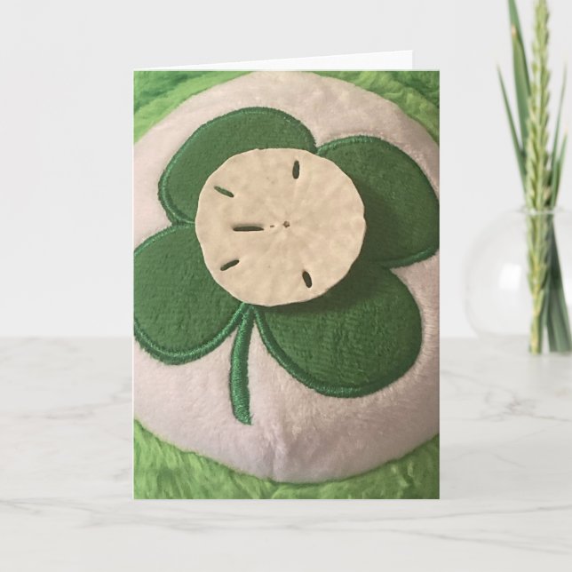 Carte de vacances de sable (Devant)