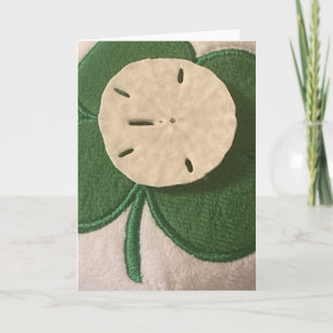 Carte de vacances de sable