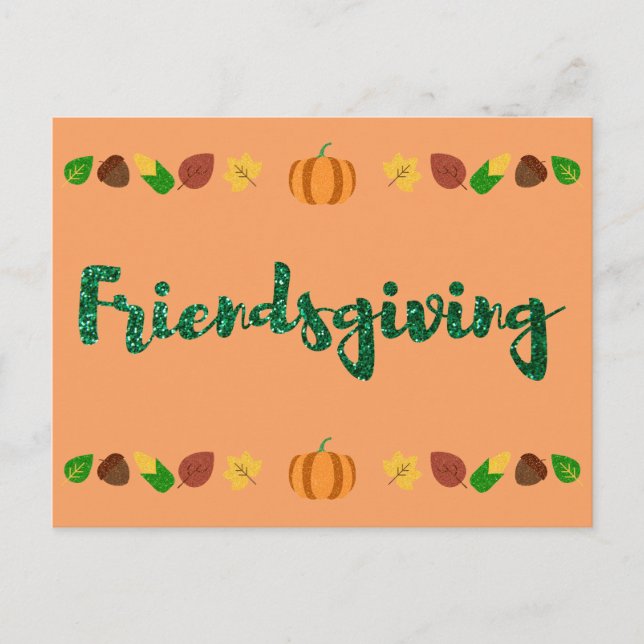 Carte de vacances de Thanksgiving (Devant)