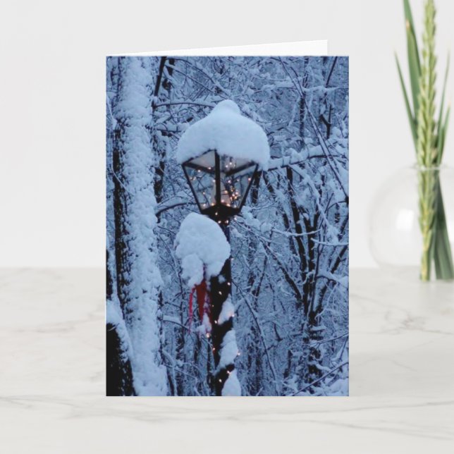 Carte de vacances d'hiver : "Courrier magique de (Devant)