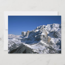 Carte de vacances d'hiver Sella Gruppe