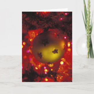 Carte de vacances d'hiver : "Un ornement "