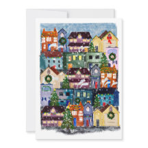 Carte de vacances d'hiver vierge