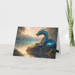 Carte de vacances Dragon Heart