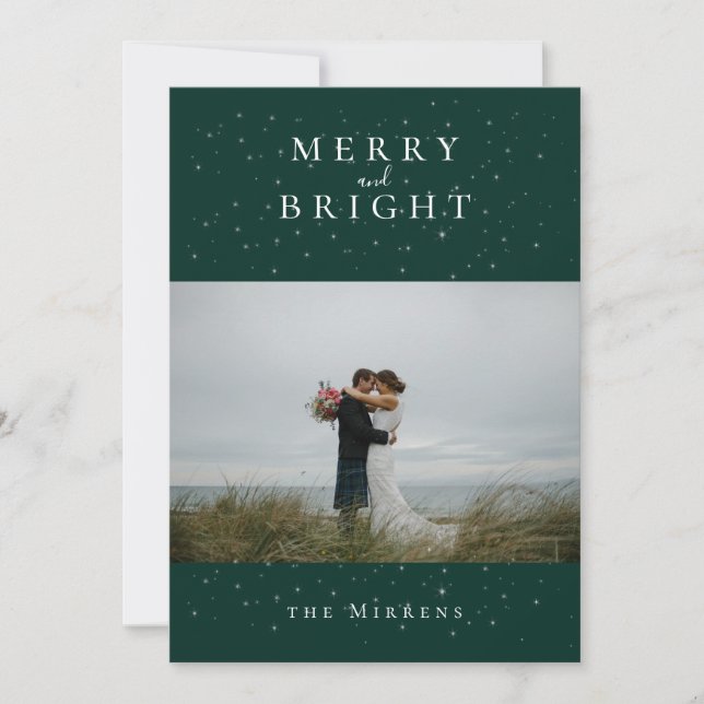 Carte de vacances Émeraude d'hiver (Devant)