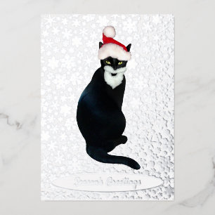 Carte de vacances en aluminium Sainte Chat