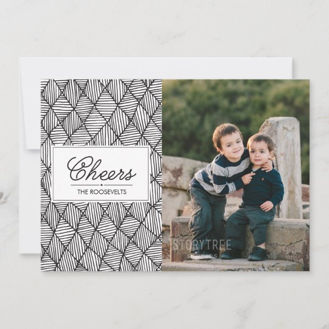 Carte de vacances en papier Cheers (Devant)