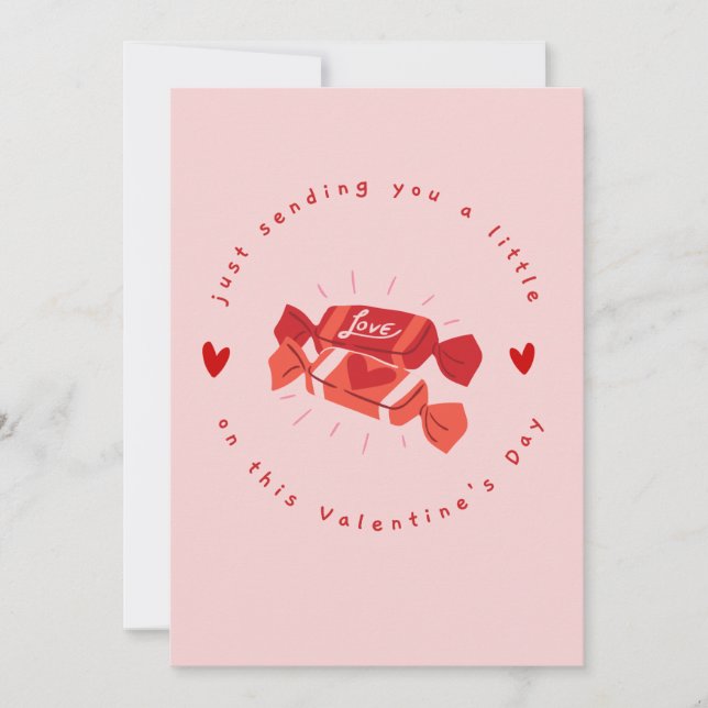 Carte de vacances envoyant de l'amour (Devant)