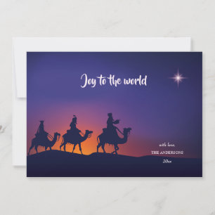 Carte de vacances Epiphany Silhouette