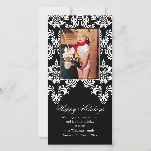Carte de vacances Fancy Damask (Devant)