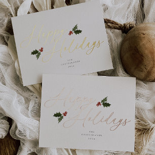 Carte de vacances Festily Foil