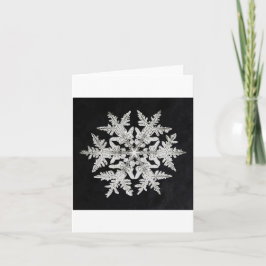 Carte de vacances Flocon de neige 2