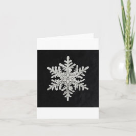 Carte de vacances flocon de neige 3