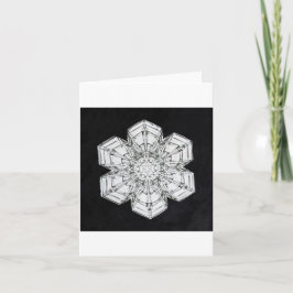 Carte de vacances flocon de neige 5