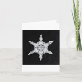 Carte de vacances flocon de neige 6