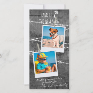 Carte de vacances Floride Tropicale couleur gris P