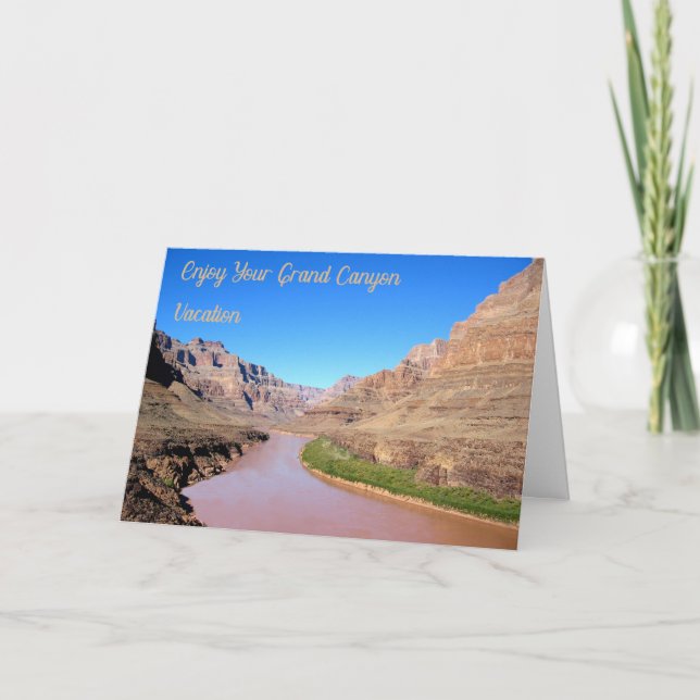 Carte de vacances Grand Canyon avec image (Devant)