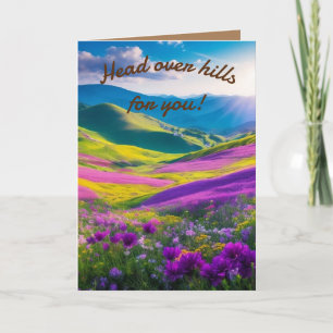 Carte de vacances Head Over Heures