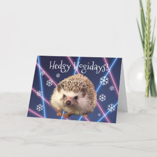 Carte de vacances Hedgehog