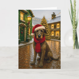 Carte de vacances Irish Wolfhound