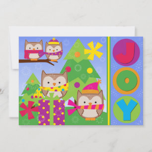 Carte de vacances Joyful Winter Ows customisée
