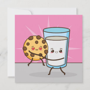 Carte de vacances Kawaii Food