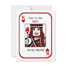 Carte de vacances King of My Heart