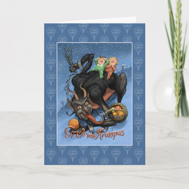 Carte de vacances Krampus (Devant)