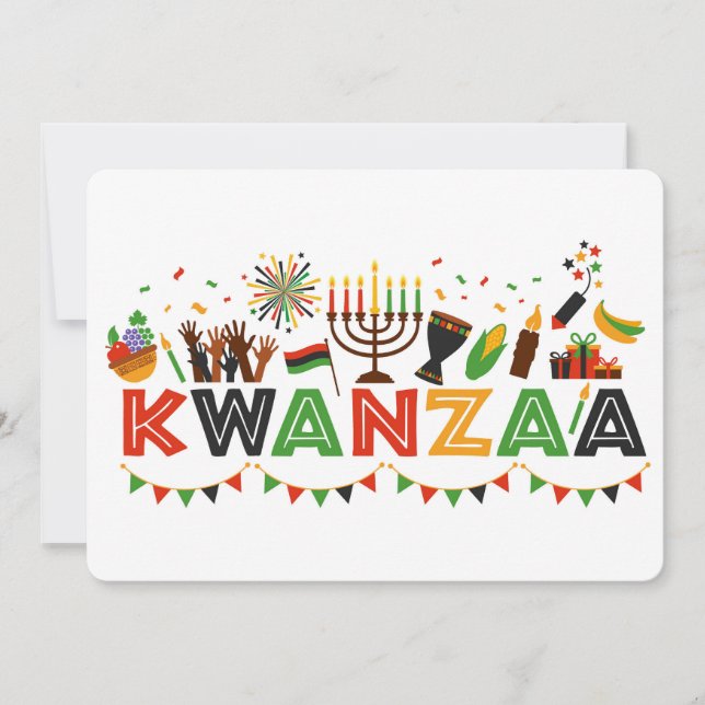 Carte de vacances Kwanzaa (Devant)