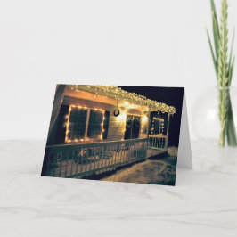 Carte de vacances "Le Porc de Noël" - Chaleur/Mais