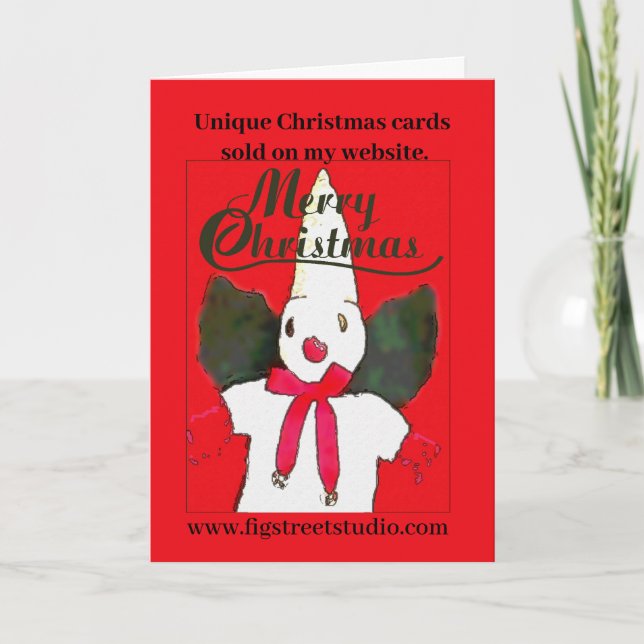 Carte de vacances Little New Orleans Snowman (Devant)
