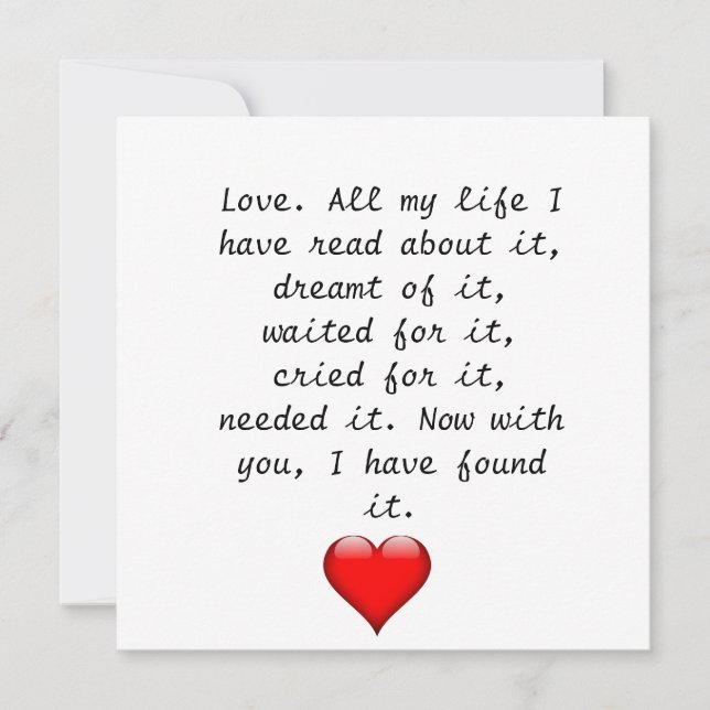 Carte de vacances Love Day (Devant)