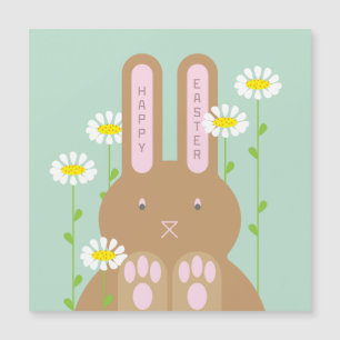 Carte de vacances magnétique Big Bunny