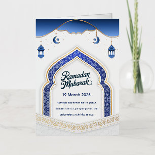 CARTE DE VACANCES MÉTALLISÉE 