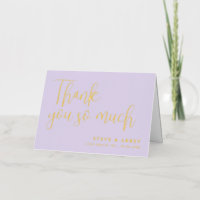 Lavande et Merci Mariage or tellement