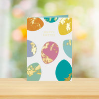 Pastel Oeufs de Pâques Joyeux Or de Pâques
