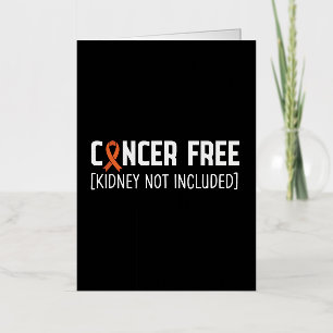 Carte De Vacances Métallisée Sans Cancer [Rein Non Inclus]