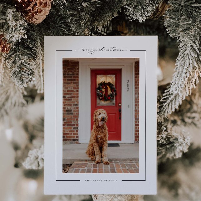 Carte de vacances minime Joyeux Noël Etoiles Photo (Créateur téléchargé)