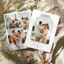 Carte de vacances moderne boho