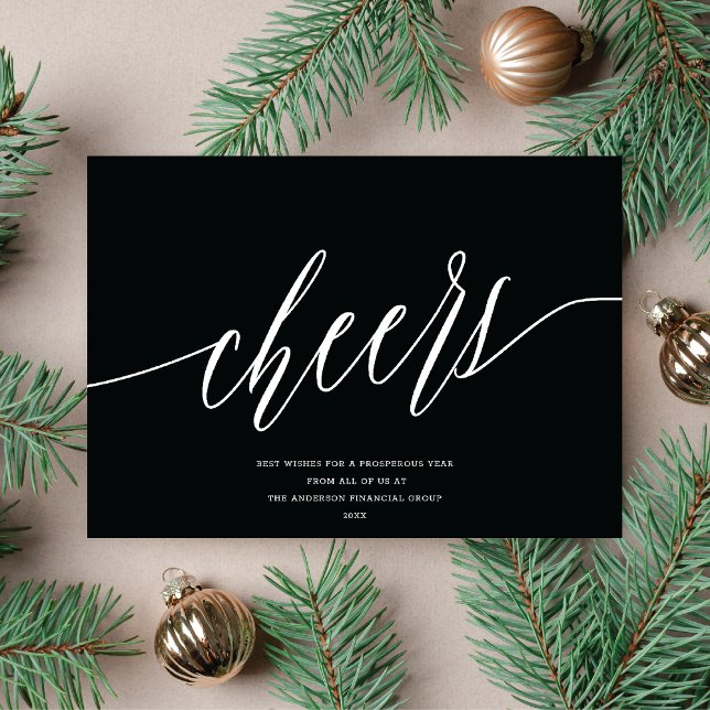 Carte de vacances moderne non-photo pour entrepris (Créateur téléchargé)