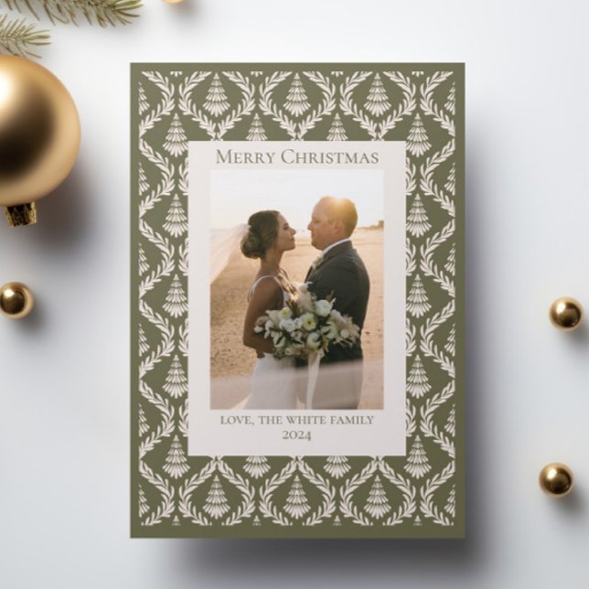 Carte de vacances Motif de Noël avec photo (Créateur téléchargé)