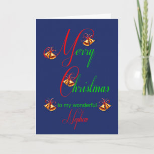 Carte de vacances Nephew Christmas Scrolls