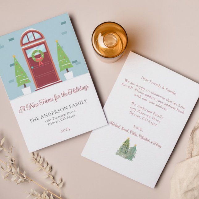 Carte de vacances Noël Moving Faire-part (Créateur téléchargé)