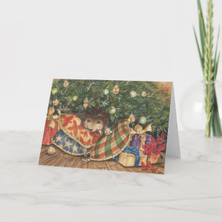 Carte de vacances Noël Surprise