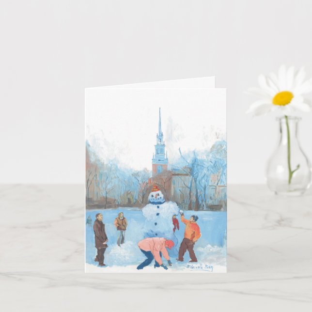 Carte de vacances North End (Petite plante)