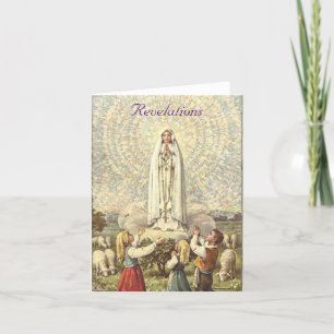 Carte de vacances Notre Dame de Fatima